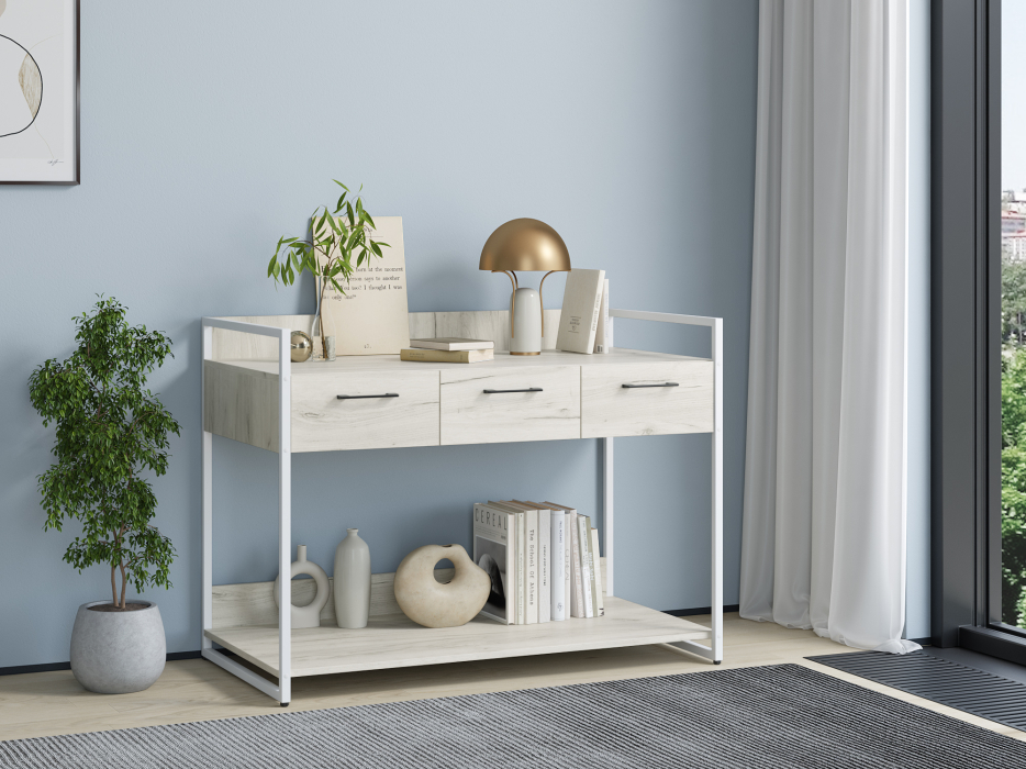 Журнальные столики, Консоль Urban Лофт 02 Белый