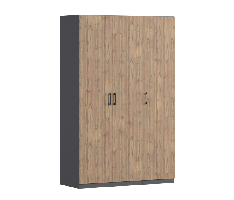 Для одежды, Шкаф трехдверный Макс 1500 мм, вариант №1 (ЛДСП)