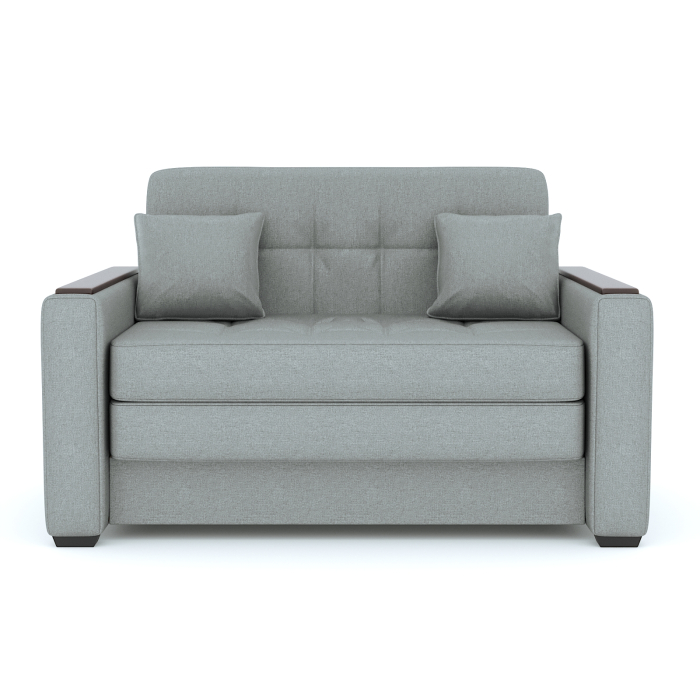 Диваны с ящиком для белья, Диван- кровать Этро Вуд, рогожка, 100