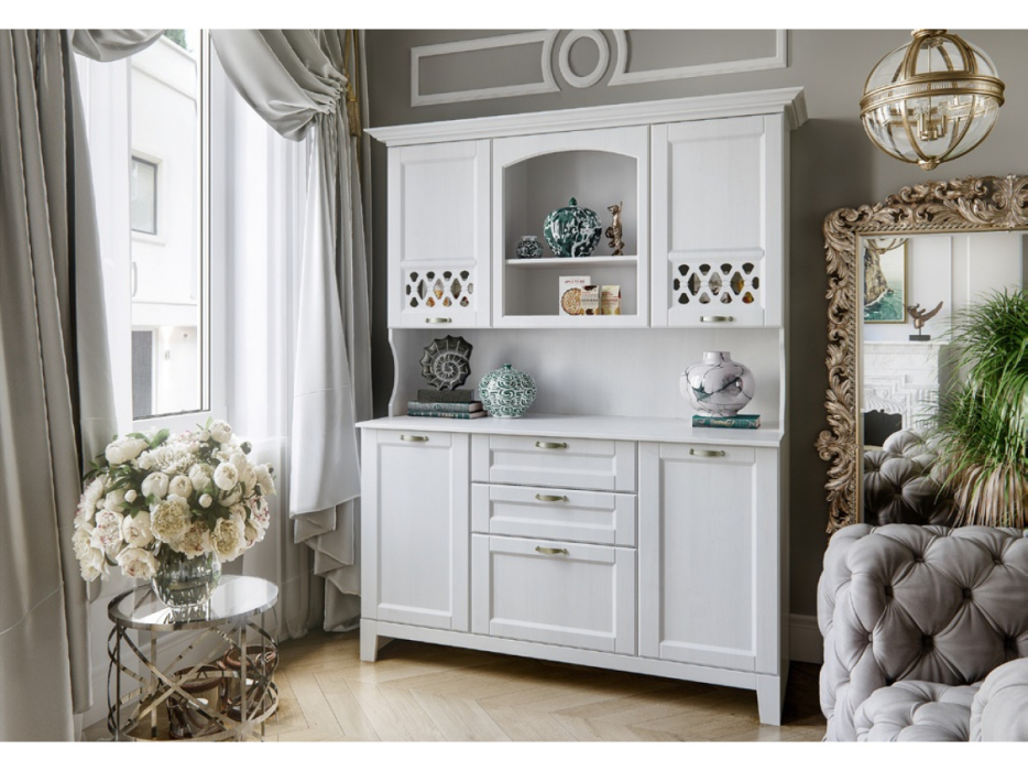 Серванты, Буфет Милано (Белый/Белый)