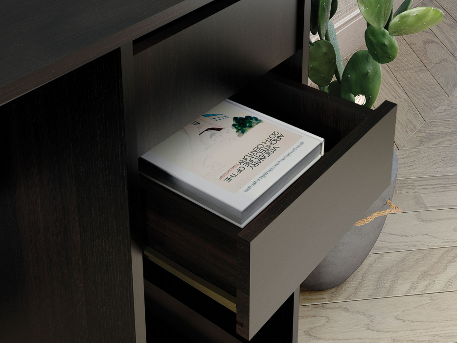 Прямые компьютерные столы, Стол 2 ящика Алекс