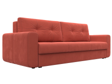 Диваны еврокнижки, Прямой диван Лига-031, микровельвет