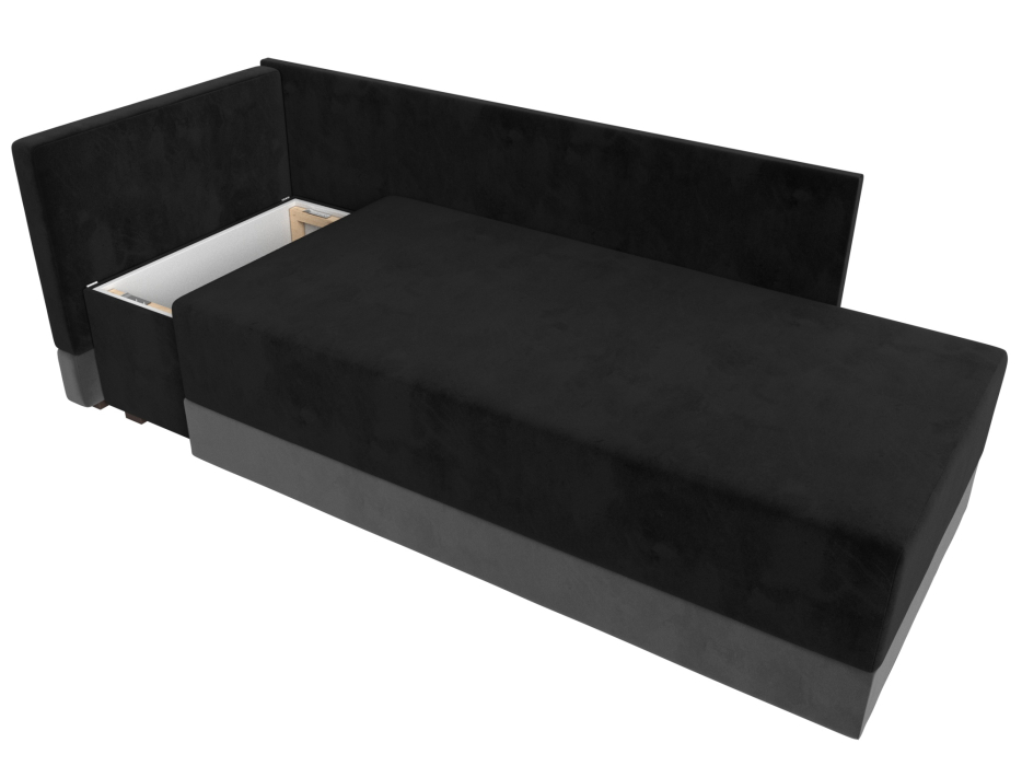 Кушетка диван, Кушетка Никас левая, велюр