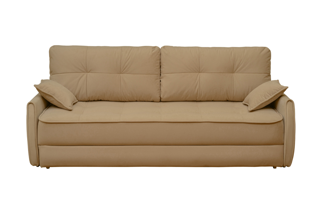 Диваны прямые, Диван-кровать Каймак с узкими подлокотниками,еврокнижка,велюр