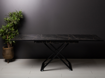 Стол трансформер Cross (черный)