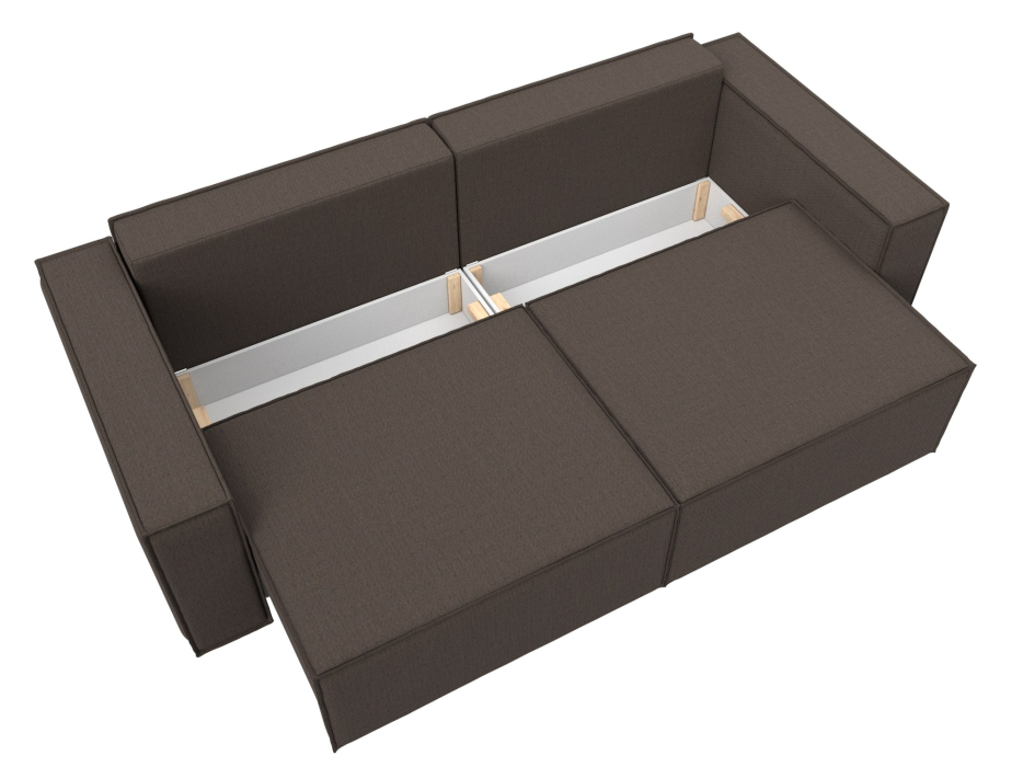 Диваны еврокнижки, Диван прямой Куба, рогожка Амур