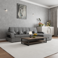 Диваны угловые в гостиную, Угловой диван Майами-2 ППУ, велюр