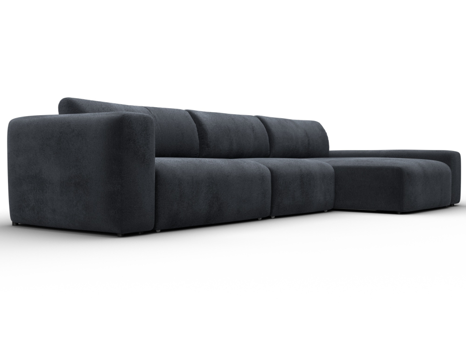 Диваны угловые в гостиную, Диван угловой Лига-066 НПБ Лонг угол правый, велюр TOWER