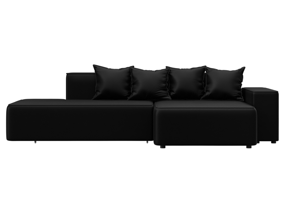 Диваны угловые в гостиную, Диван угловой Лига-079 угол правый, экокожа GRIFON