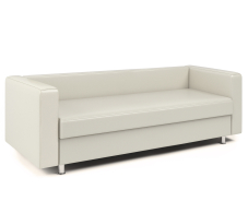 Диваны прямые кухонные, Диван офисный 3-х местный БИТ, иск. кожа