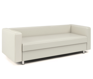 Диван офисный 3-х местный БИТ, иск. кожа