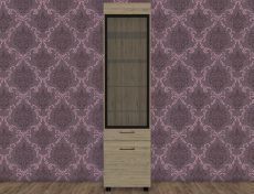 Шкафы одностворчатые, Модульная система Камелия Шкаф ШК-2644