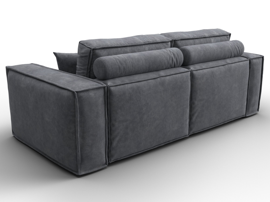 Диваны с ящиком для белья, Диван прямой Лига-081 НПБ, велюр BRUT