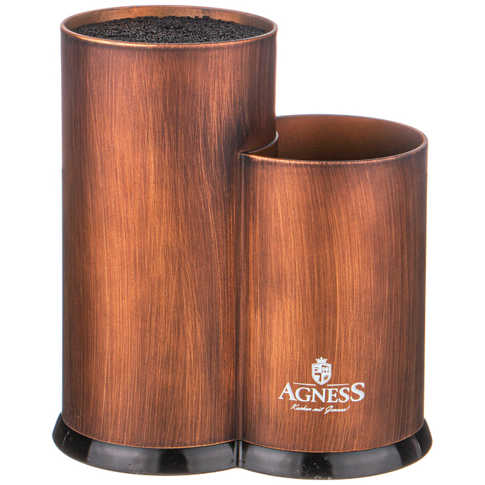 Прочая посуда и аксессуары, Подставка для ножей универсальная,20*12*22см.