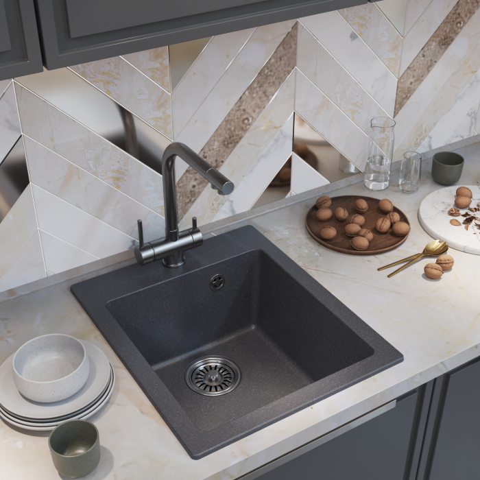 Кухонные мойки, Мойка ML-GM14, 420*500*190мм NEW