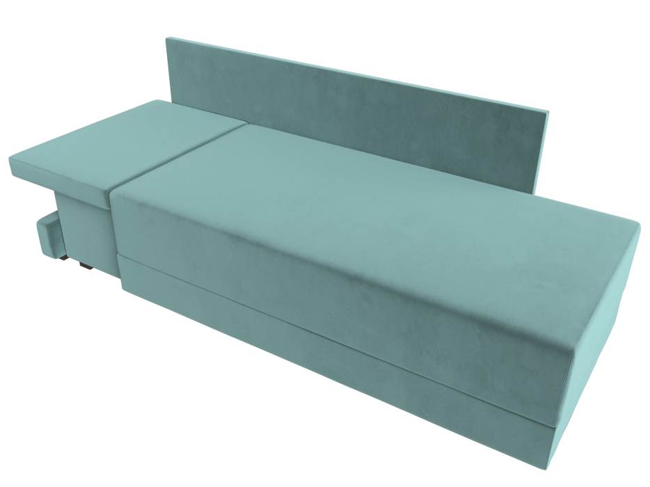 Кушетка диван, Кушетка Никас левая, велюр