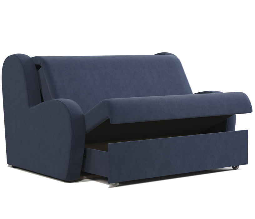 Диваны с ящиком для белья, Диван-кровать Барон 120, велюр