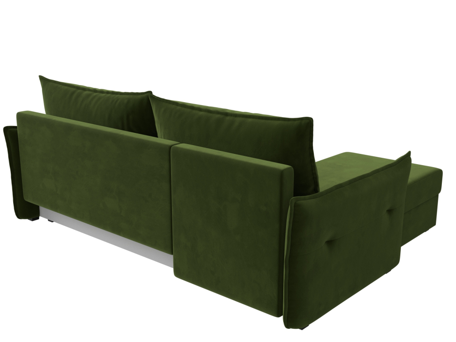 Диваны угловые в гостиную, Угловой диван Лига-004 левый угол, микровельвет