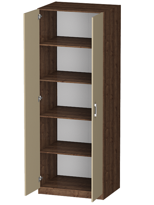 В спальню, Распашной шкаф Лайф с полками 80*60*215 Дуб экспрессив