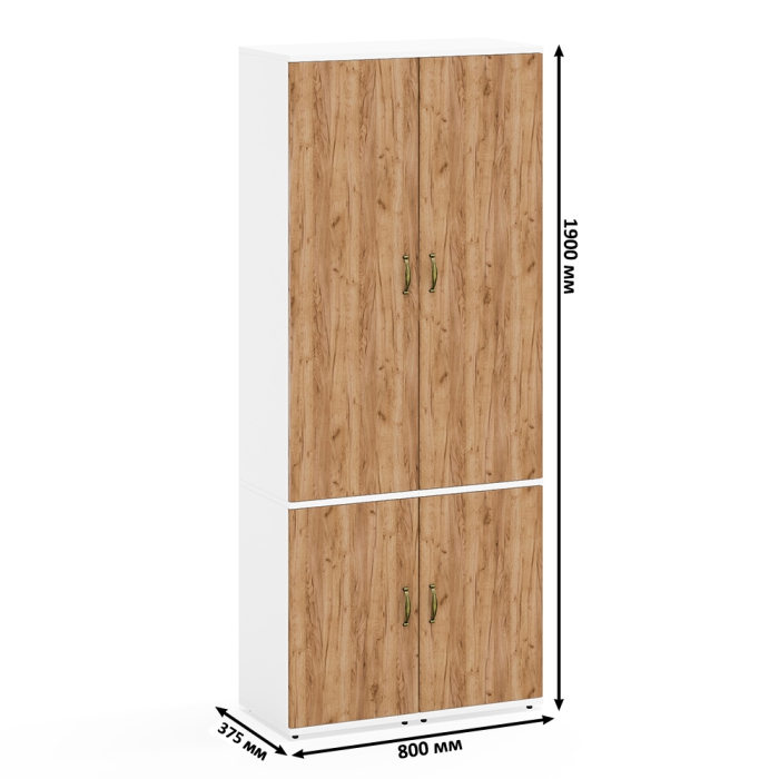 Для одежды, Два пенала с пятью полками каждый Лидер-8