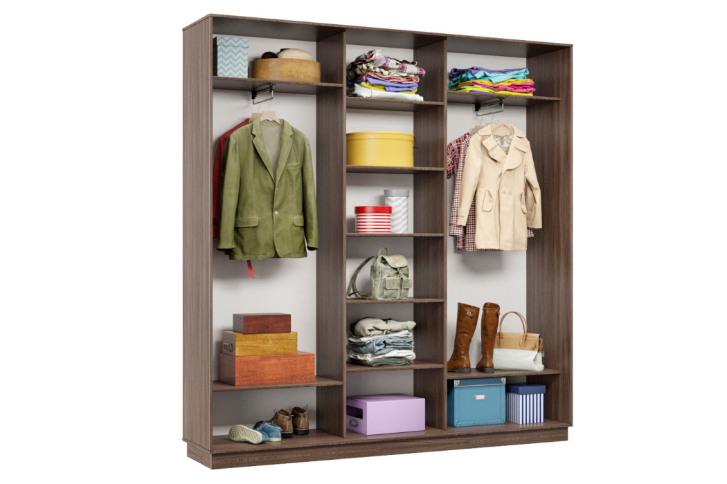 Шкафы-купе, Шкаф-купе Премьер 43 (15;15;15) трёхдверный