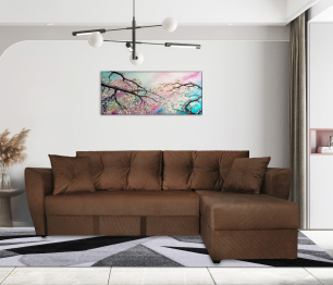 Диван угловой  Амстердам 150, велюр