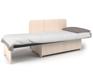 Кушетка Гамма Лайт правый экокожа / Корфу