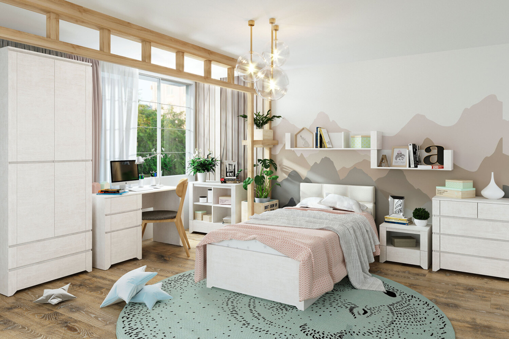 В детскую, Шкаф для одежды 2-х дверный Твист 01