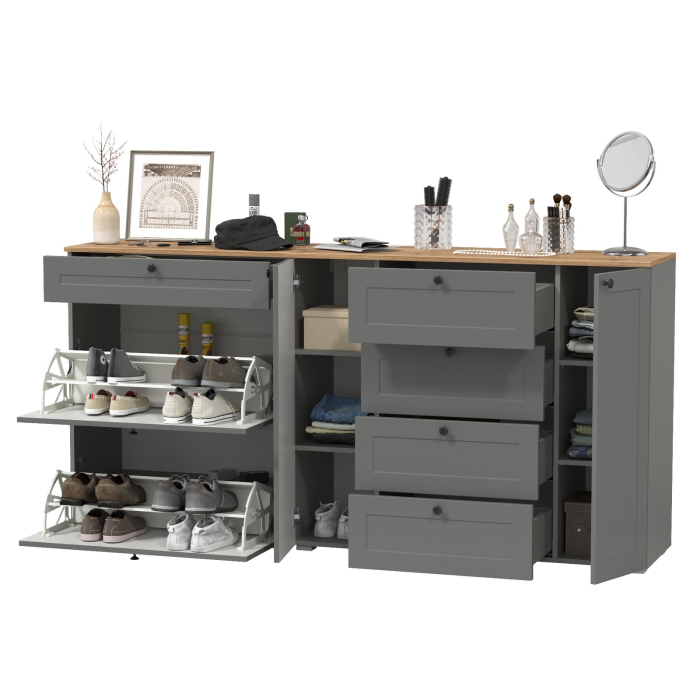 Прихожие, Тумба для обуви и комод четыре ящика Остин