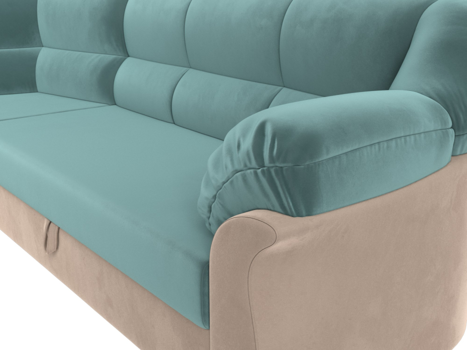 Диваны угловые в гостиную, Диван угловой Карнелла левый угол, велюр