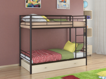 Кровать двухъярусная «Севилья 3Я» (Дуб молочный)