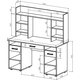 Письменный стол Остин-13Я