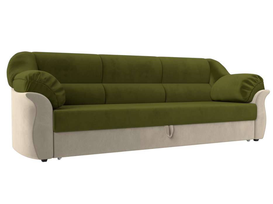 Диваны кровати со спальным местом, Диван прямой Карнелла, микровельвет