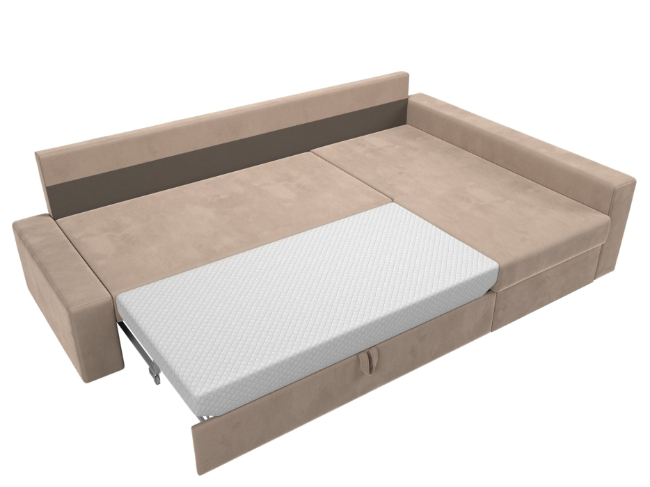 Диваны угловые в гостиную, Угловой диван Версаль, велюр, правый угол