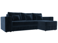 Диваны угловые в гостиную, Диван угловой Лига-076 угол универсальный, велюр TOWER