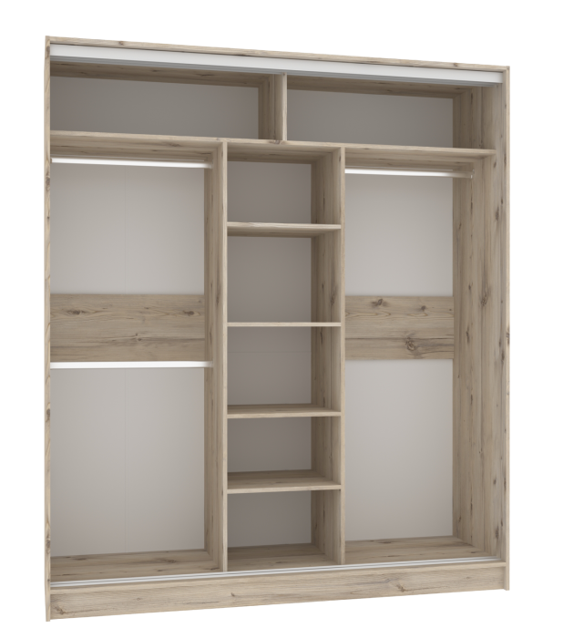 Шкафы-купе, Шкаф-купе 3-дв  Strike 1800 лдсп/лдсп  (в2105*ш1800*г595)