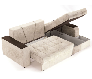 Угловой диван-кровать Лас-Вегас правый, шенилл