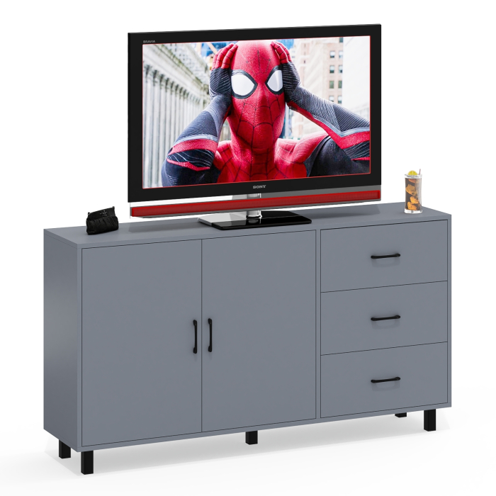 Комоды, Широкий тумба-комод с ящиками и дверками РВК 123-1604