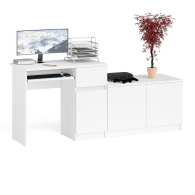 Прямые компьютерные столы, Тумба Мори МА900-1 и стол компьютерный Мори МС-1 правый