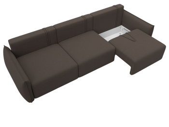 Диван прямой Лига-051 НПБ Лонг, рогожка Амур