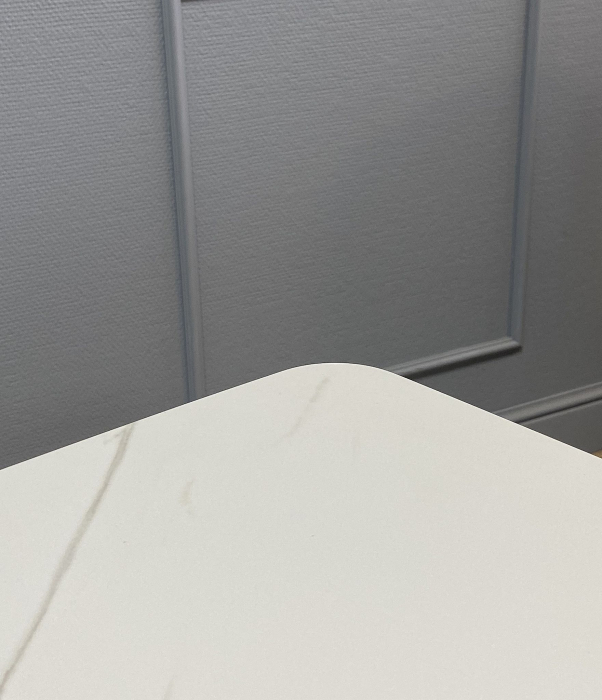 Обеденные столы, Стол Kenner AA1400 раздвежной, керамика, опоры черные