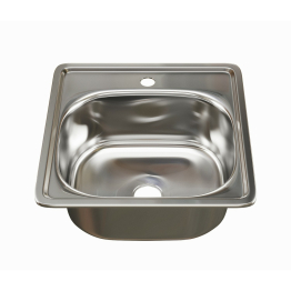 Мойка врез 38х38 (0,6) с гофросифоном