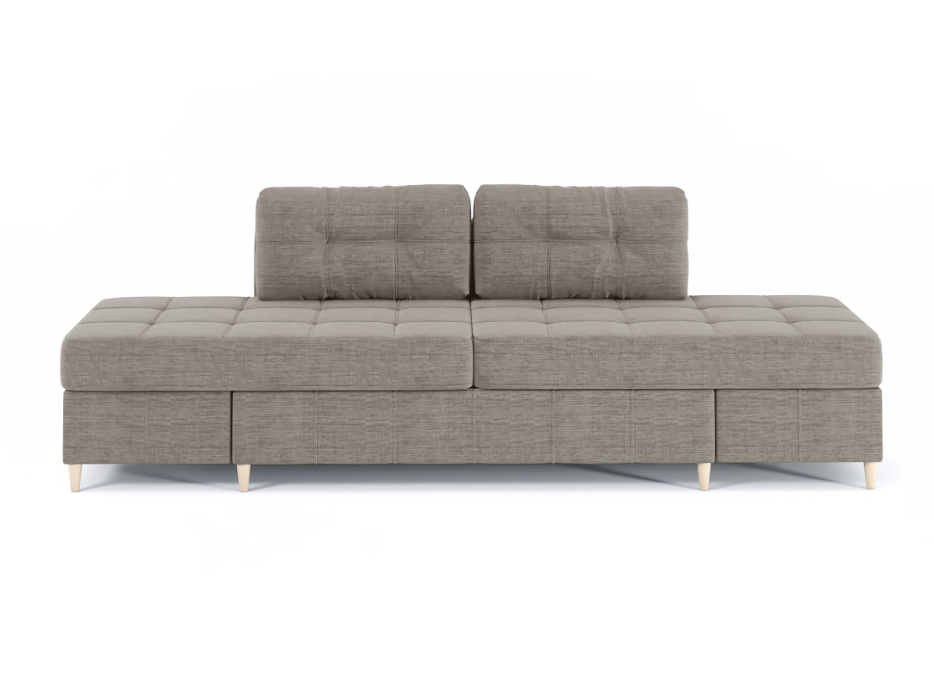 Диваны угловые в гостиную, Диван-кровать угловой Оливер Люкс 2 еврокнижка-трансформер, рогожка Люкс