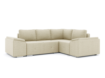 Диван-кровать угловой Хавьер 1 ПБ еврокнижка, рогожка Люкс