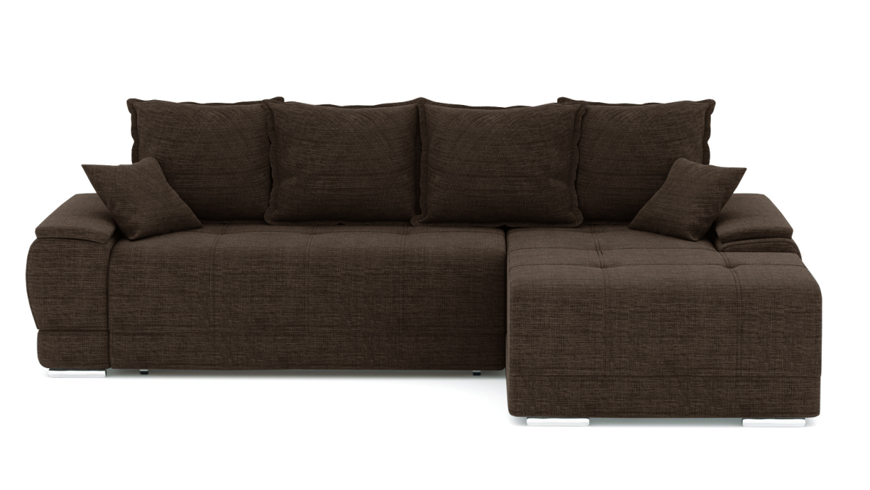 Диваны угловые в гостиную, Диван-кровать угловой Нордвикс Мини, рогожка