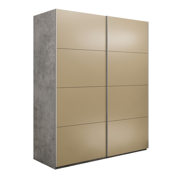 Шкафы-купе 2-х дверные, Шкаф-купе Эста 2-х дверный Стекла фисташка/Доводчик 160х66х240