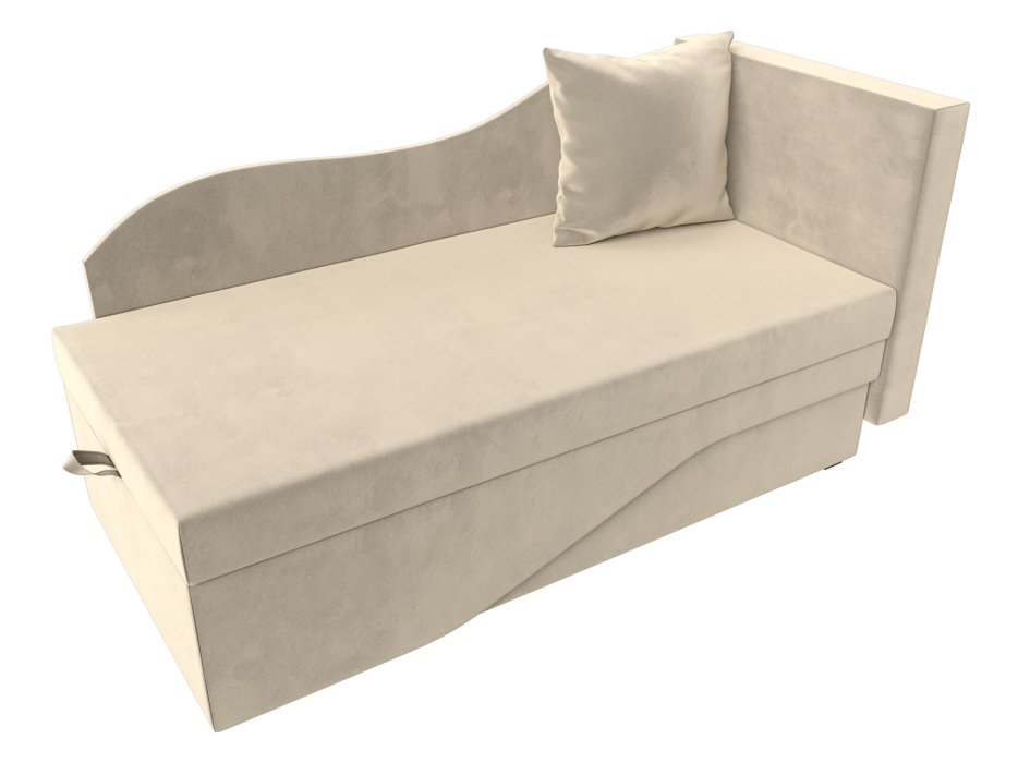 Кушетка диван, Кушетка Гармония правая, микровельвет