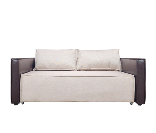 Диван-кровать Барон аккордеон 140, велюр/экокожа