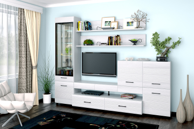 Модульная гостиная Камелия композиция 5