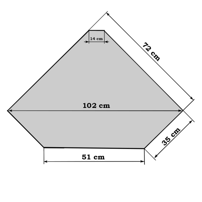 Комоды, Угловой комод МД-К12П с открытыми полкам